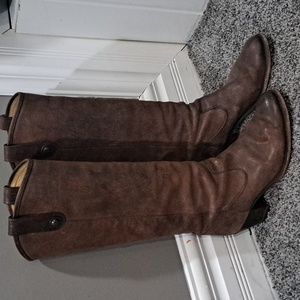Frye all leather cowgirl boot